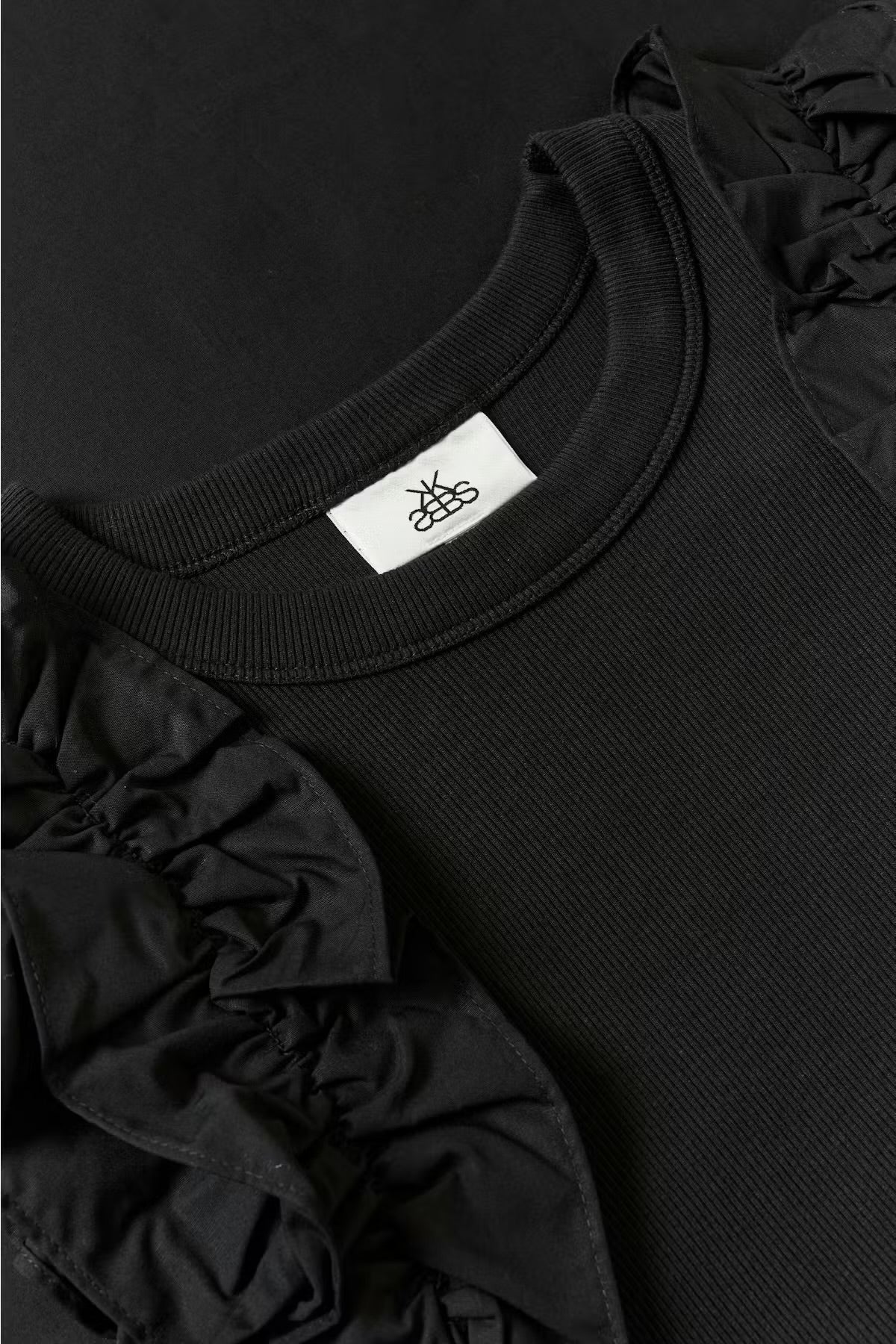 OdaKB Dress With Frill Shoulder Detail Meteorite
