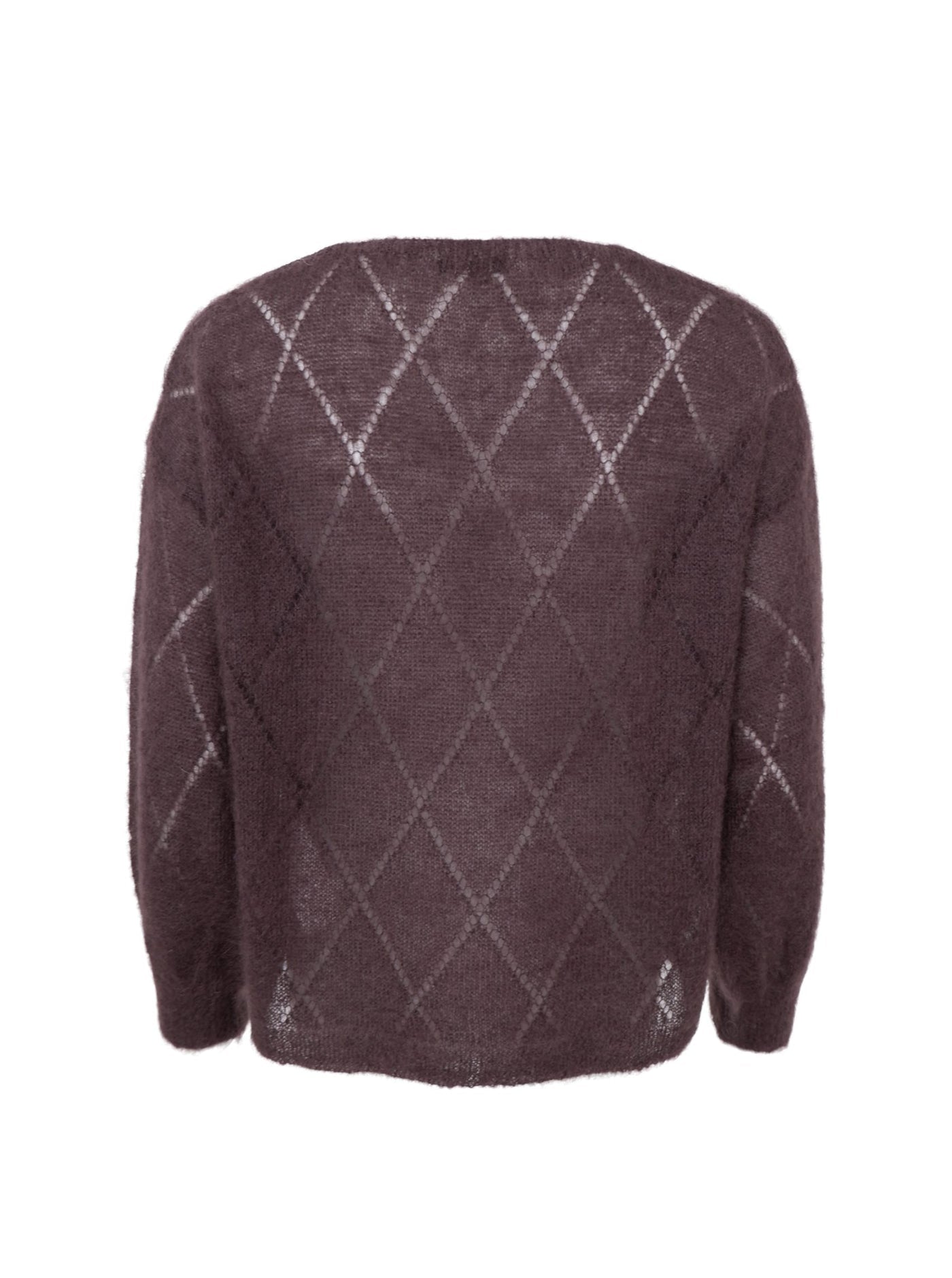 BCBjoerk Argyle Jumper Coffee