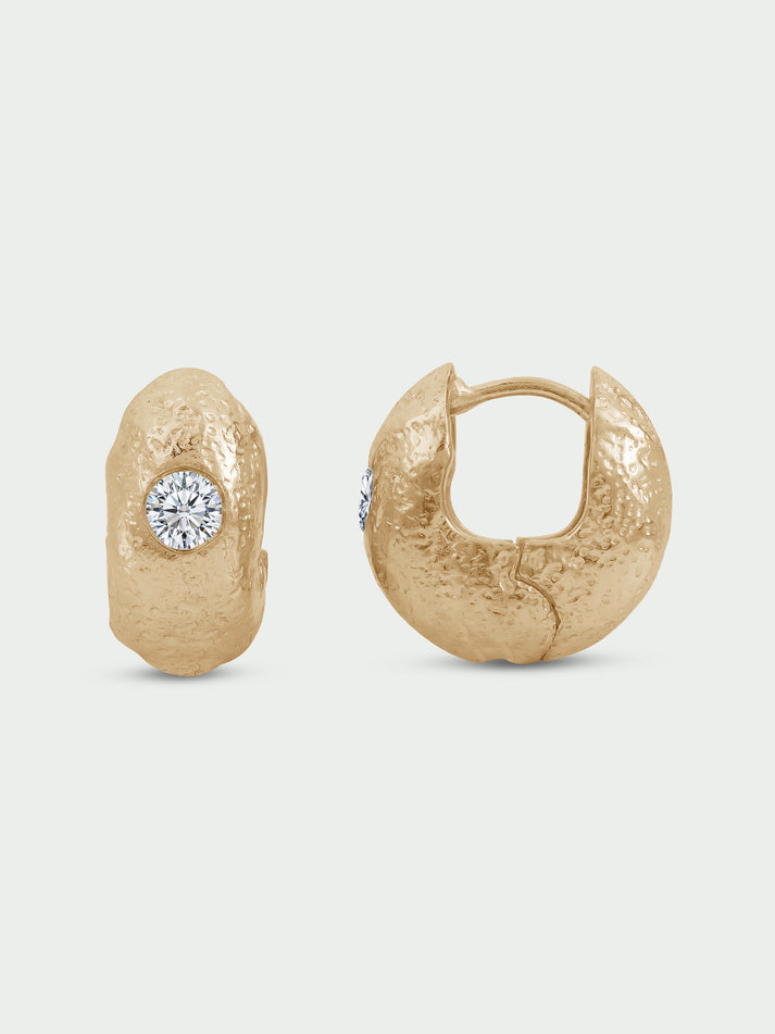 Flow Earrings Gold