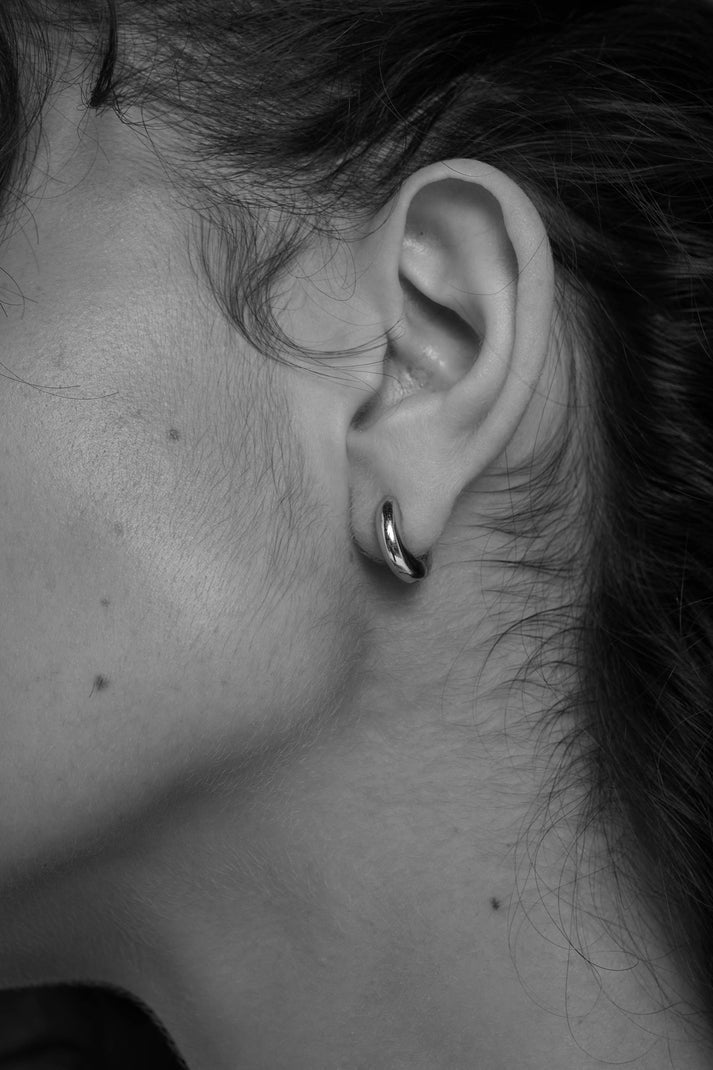Shade Hoop Earrings Small