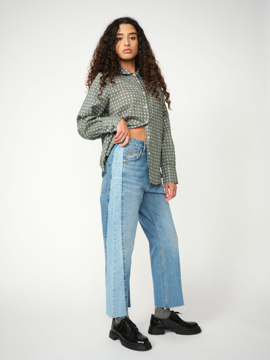 MMHEpic Tone Cropped Jeans Light Blue