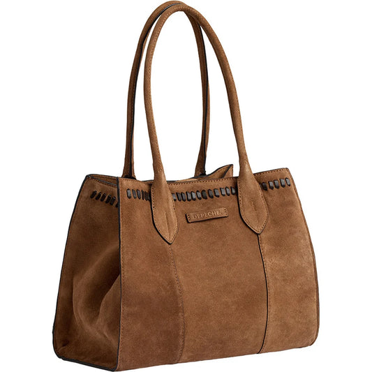 17404- Madrid Handbag Dark Tan