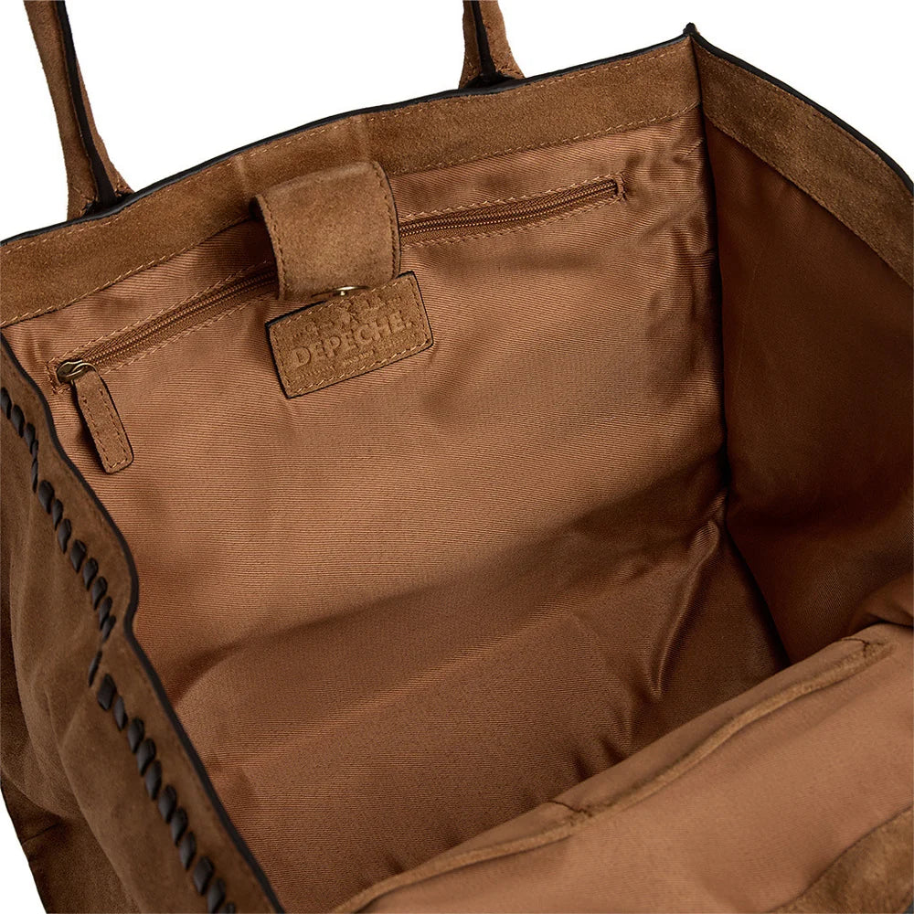 17404- Madrid Handbag Dark Tan