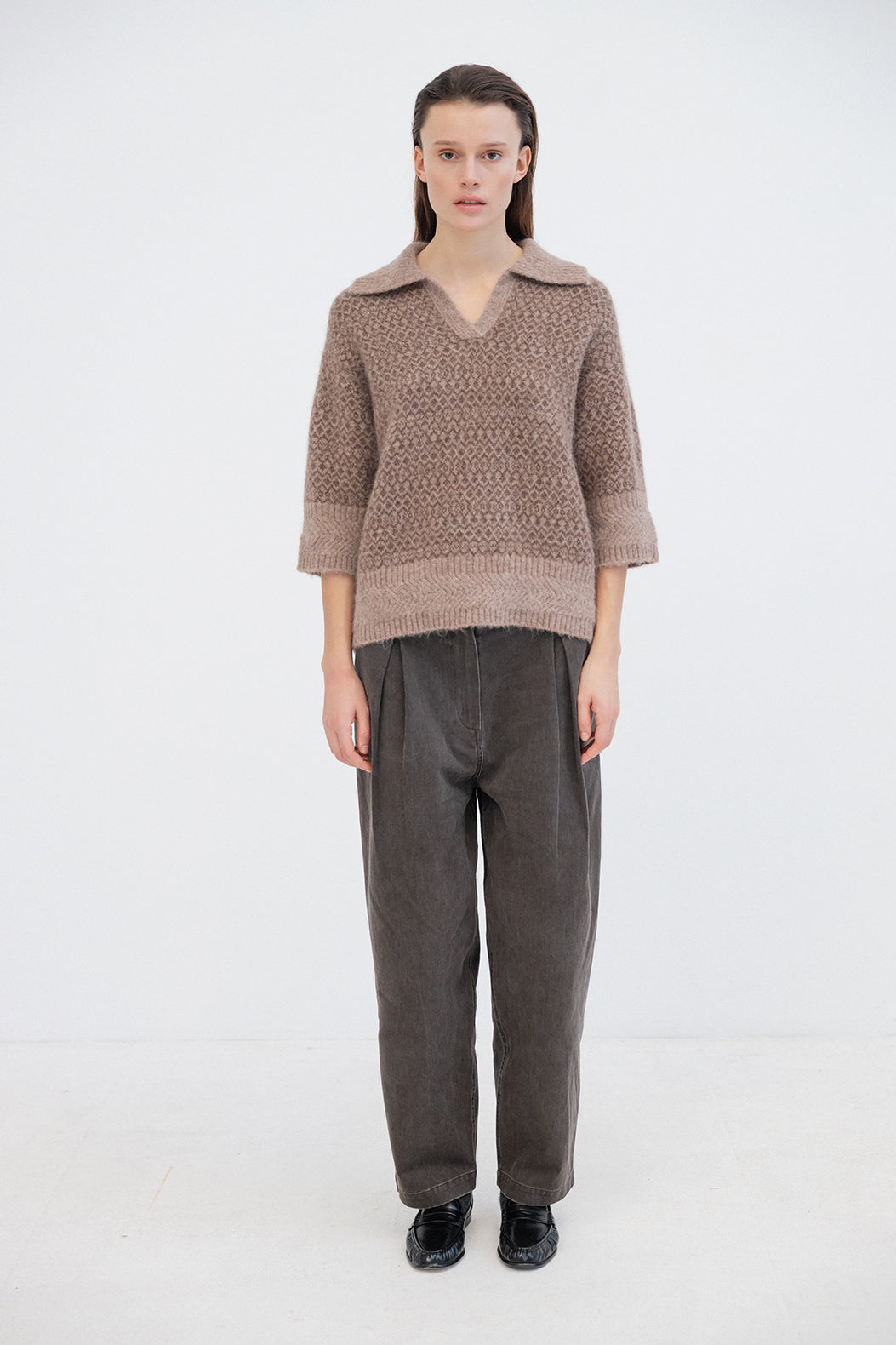 Noelle DK32 Jumper Camel Walnut