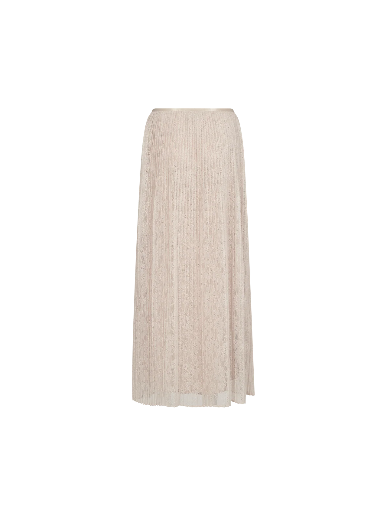 MMJurnee Lace Pleated Skirt Doeskin