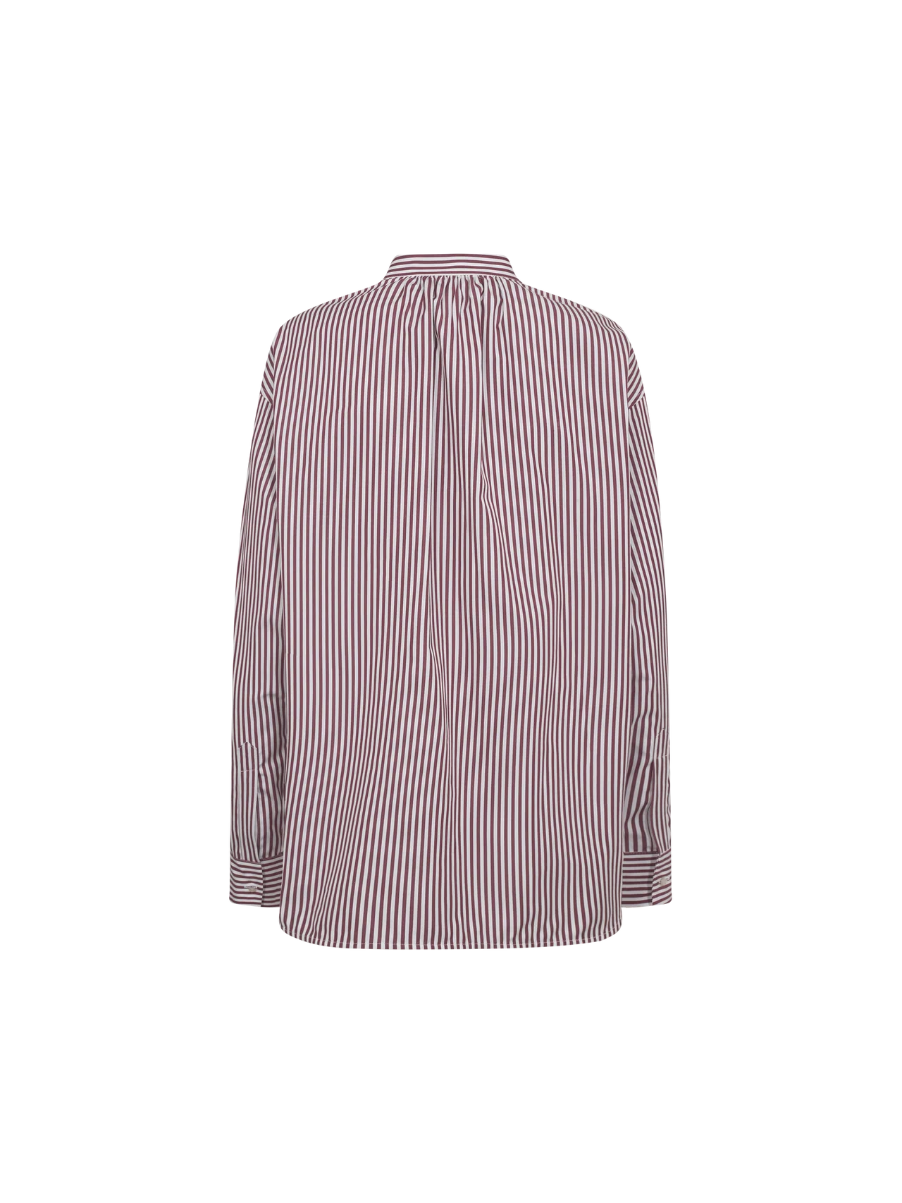 MMKaris Slim Stripe Shirt Cabernet