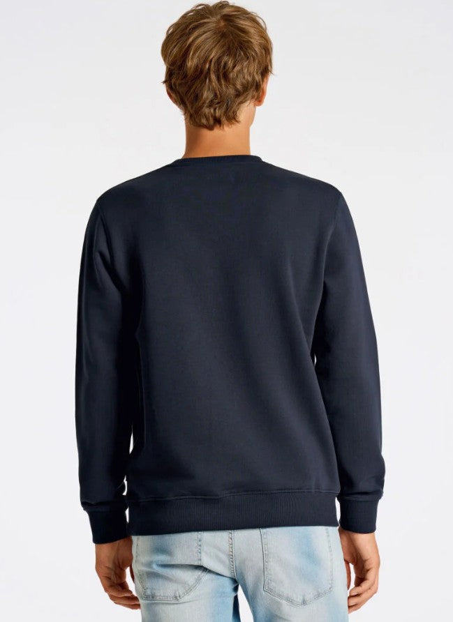 Mens Lindbergh Signature Sweatshirt Navy
