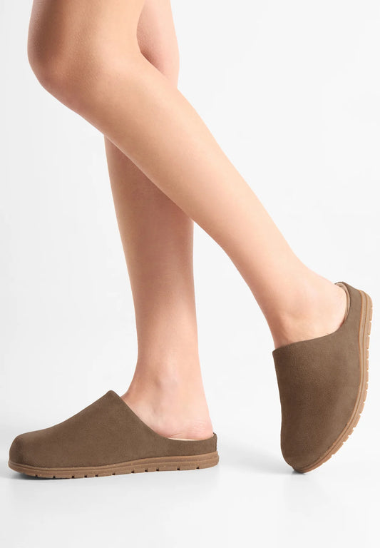 Silvi Suede Clog Cortado