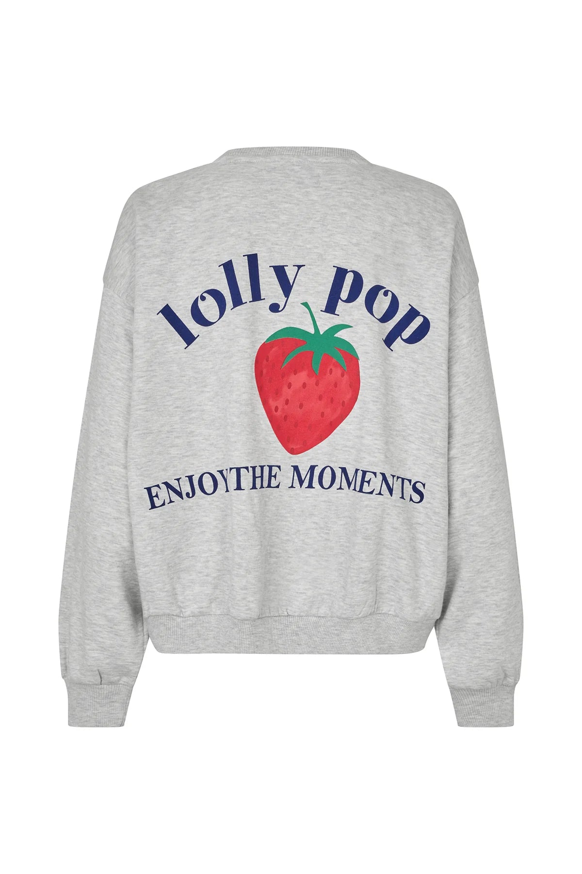 SydneyLL Strawberry Sweatshirt Light Grey