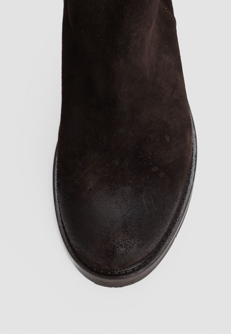 Sammy Suede Tall Boots Mocca
