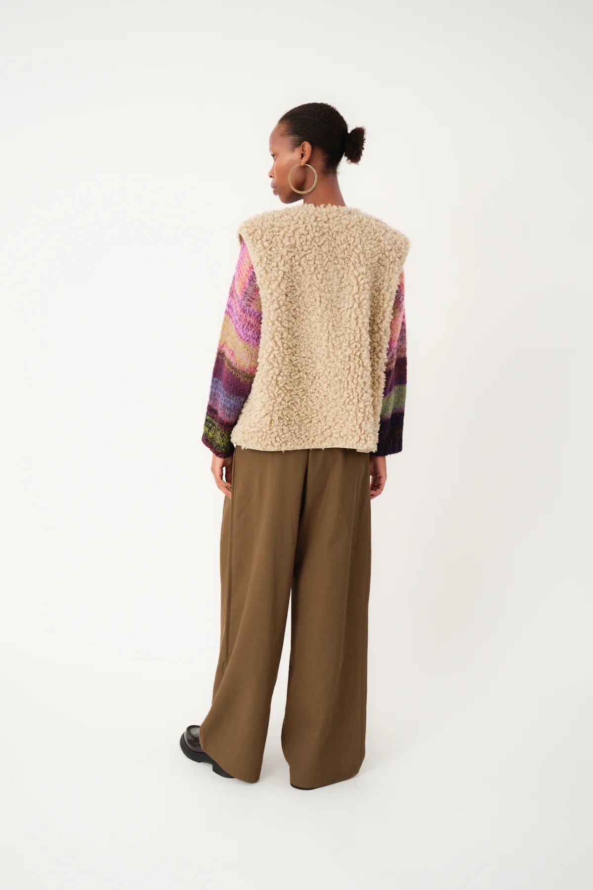 VadaLL Teddy Vest Sand