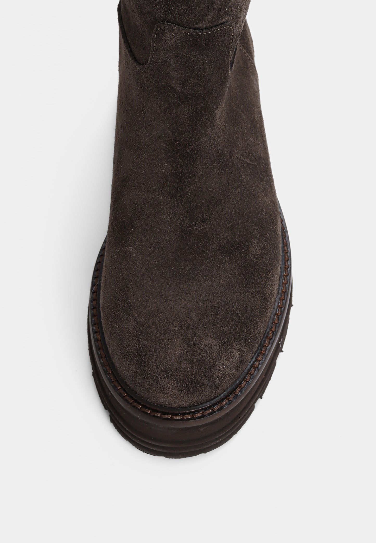 Tessan Suede Tall Boot Mole
