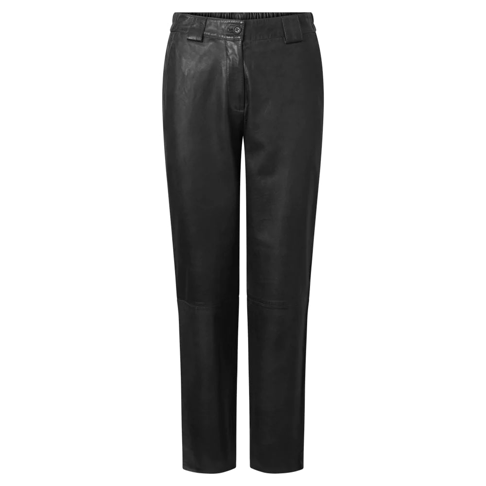 Leather Suit trouser Black