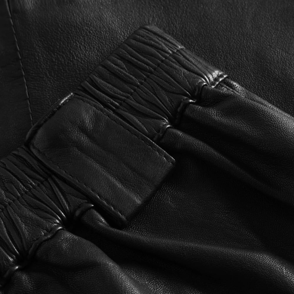 Leather Suit trouser Black