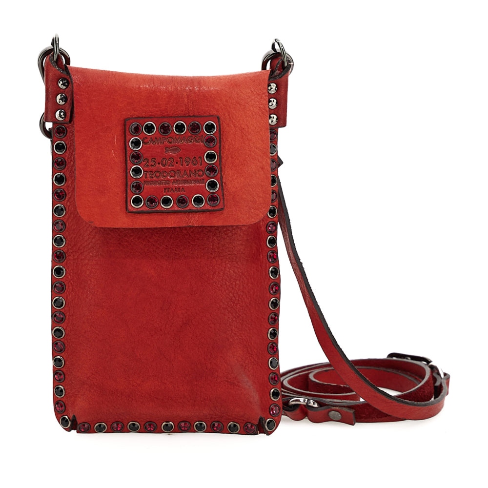 Tanàro Smartphone Holder with Stones Red