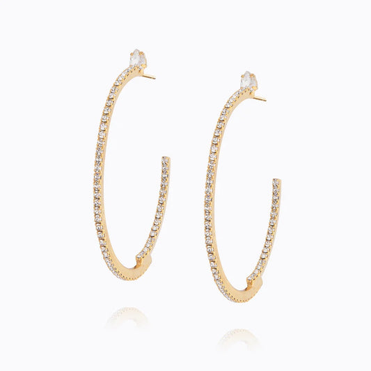 Caroline Svedbom Crystal Loop Earring