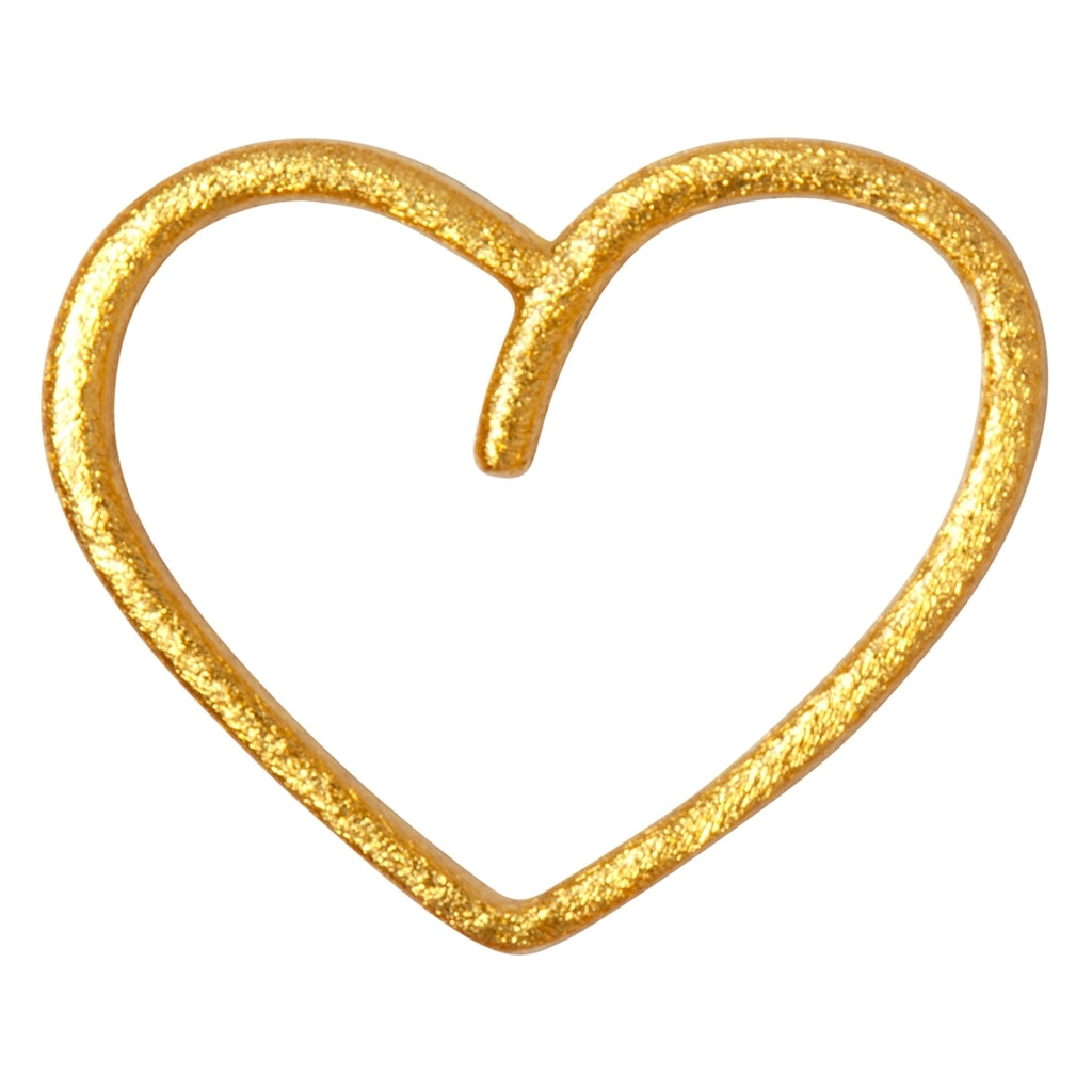 Happy Heart Single Stud Earring Pink