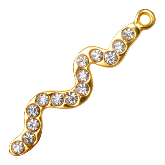 Snaky Add-on Single Earring Accessory Gold