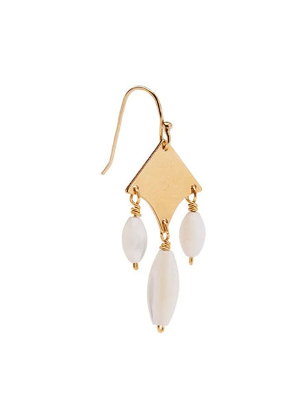 Pico Josette Earring White