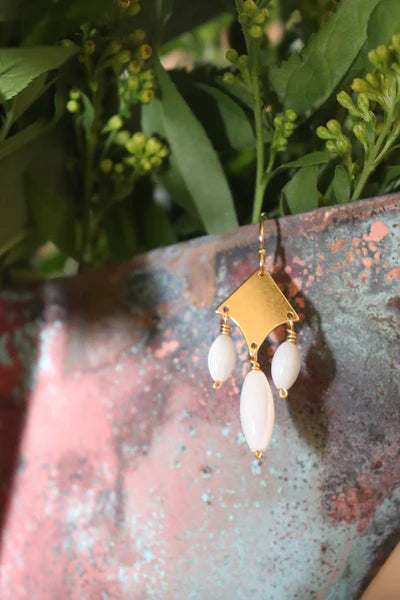 Pico Josette Earring White