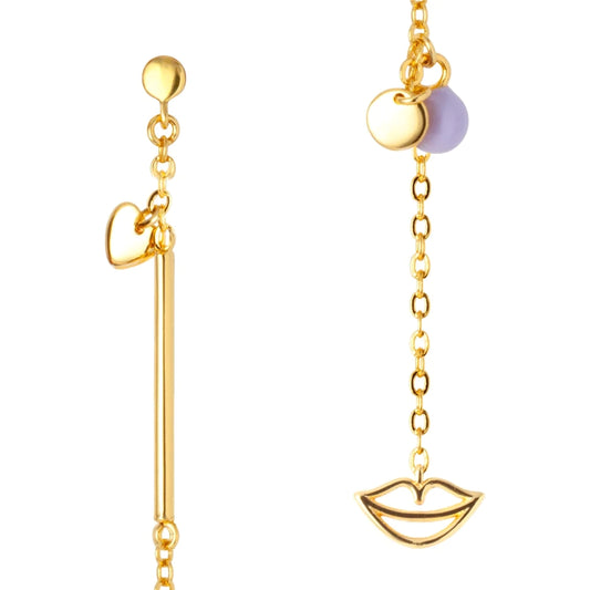 Topping Long Slim Secret Single Earring