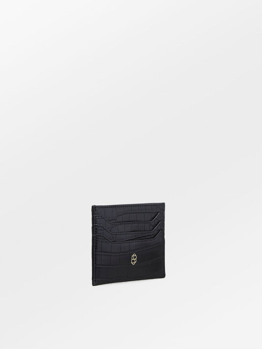 Solid card holder Crocodile