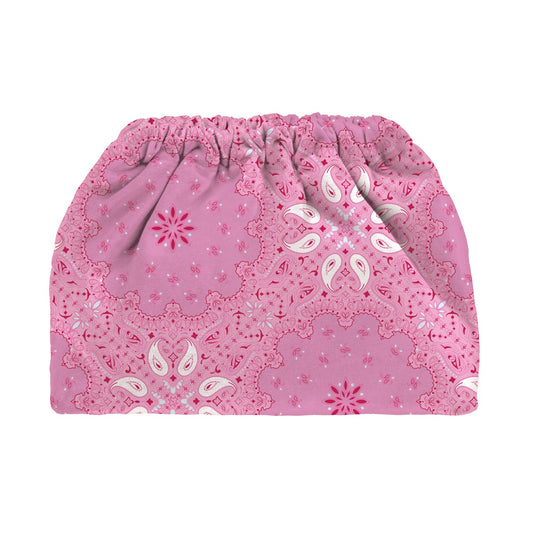 Sorbet Island Bandana Velvet Clutch Bag