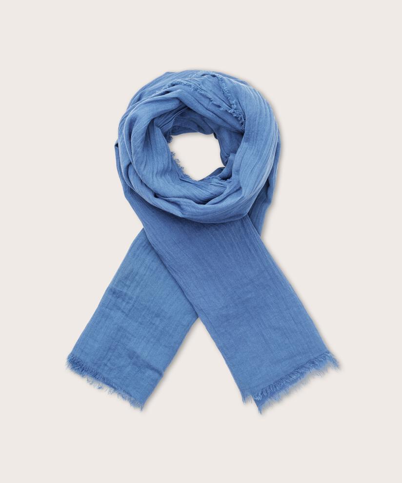MaAva Cotton Scarf Ensign Blue