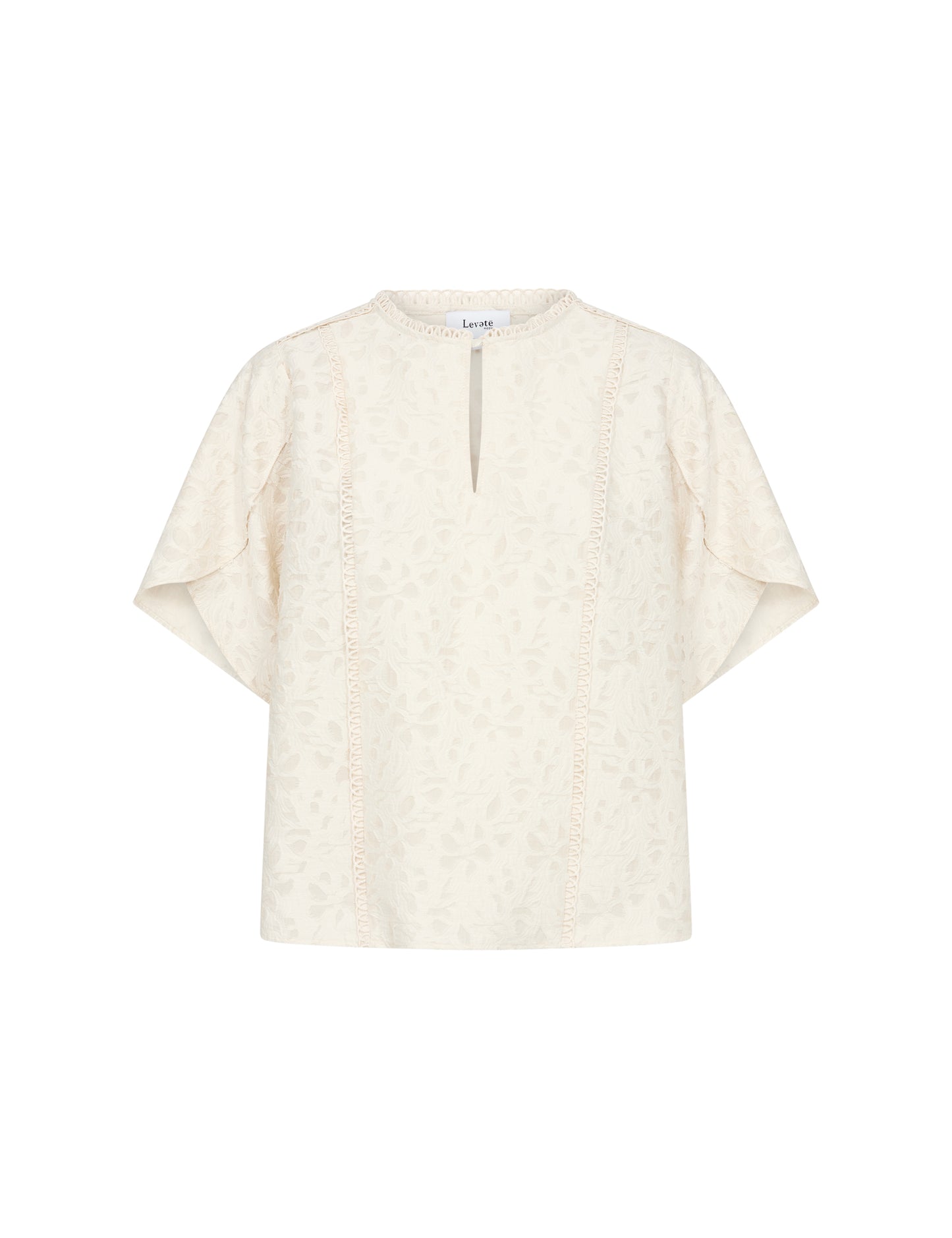 LR-Kana 2 Beautiful Feminine Blouse Ecru