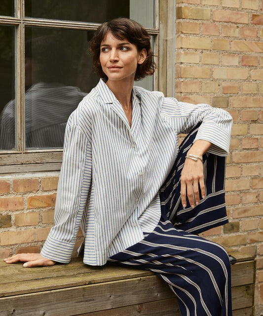 MaIsolisse Striped Shirt Princess Blue