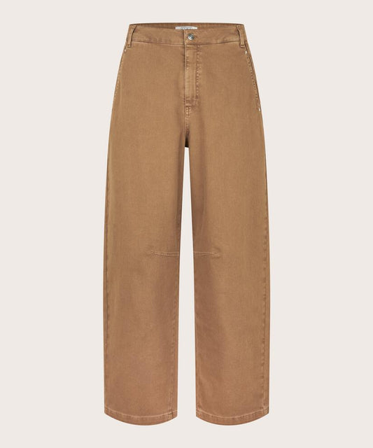 MaPovienne Cotton Loose Fit Trouser Otter
