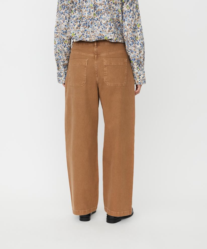 MaPovienne Cotton Loose Fit Trouser Otter