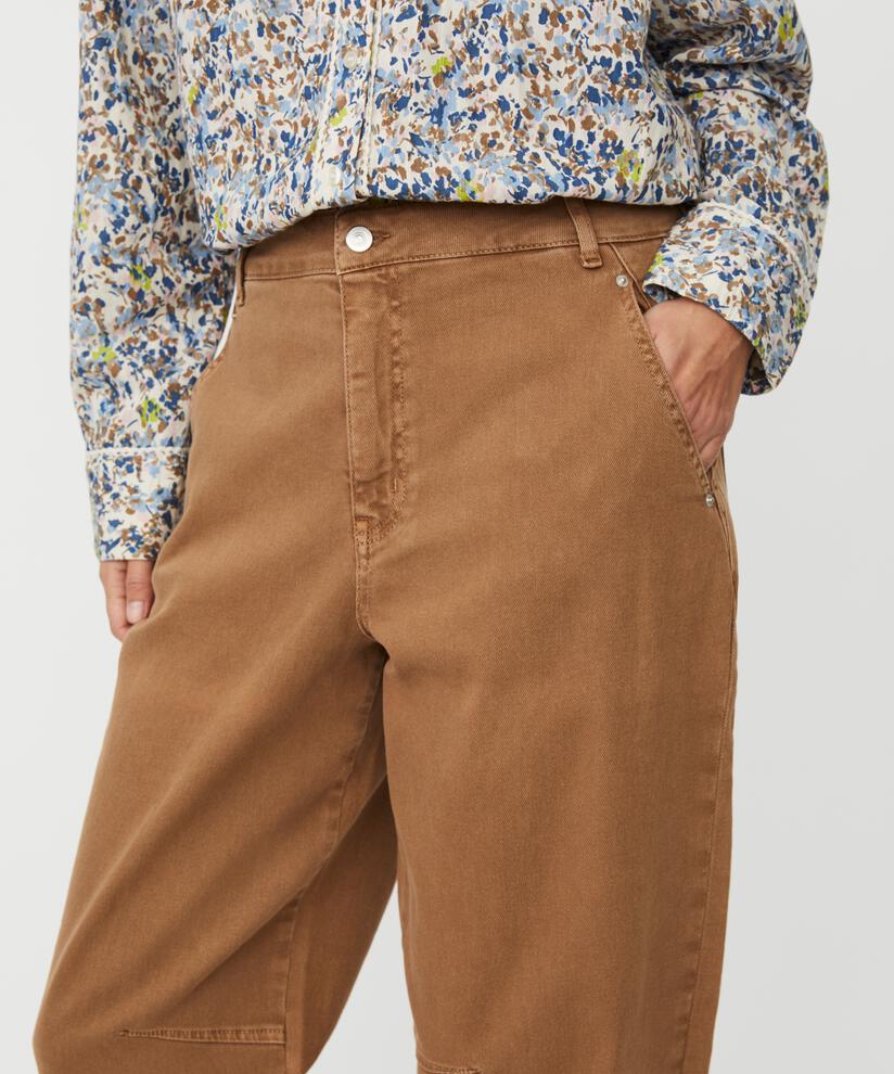 MaPovienne Cotton Loose Fit Trouser Otter