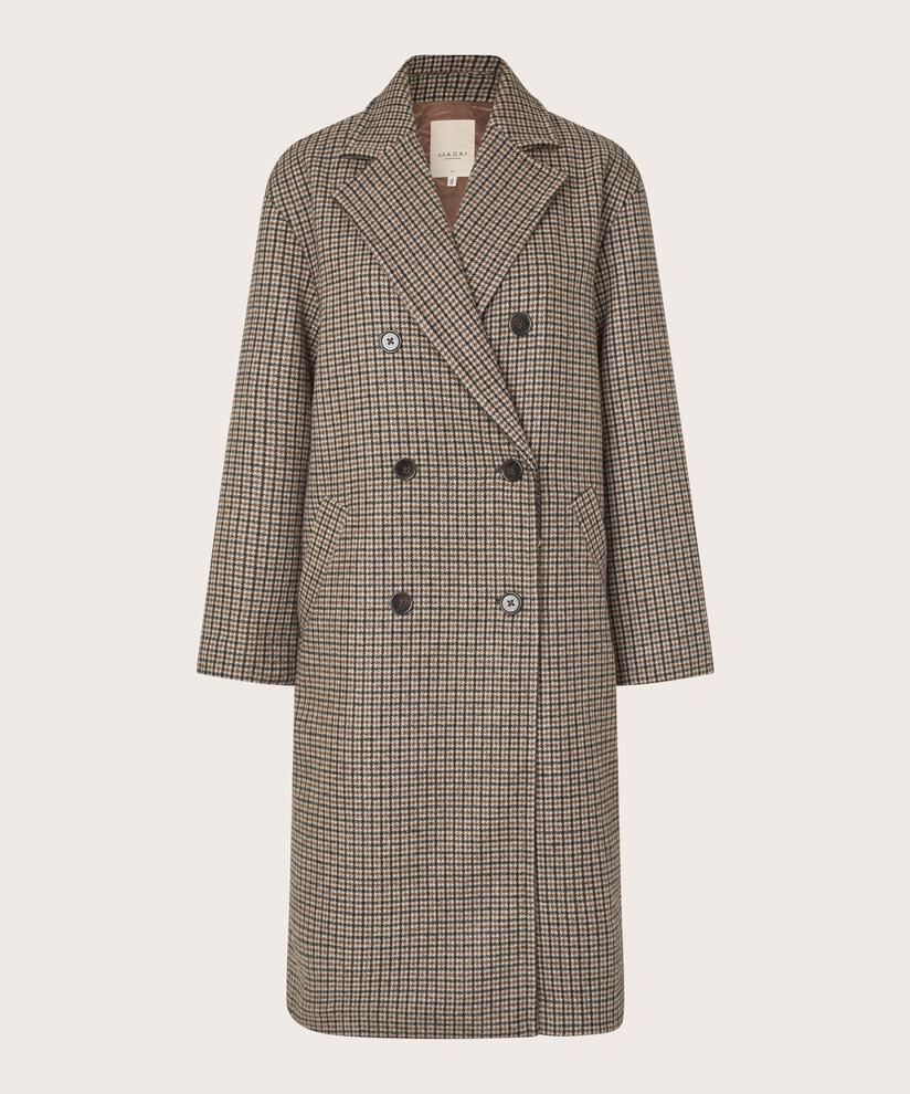 MaTullya Wool Coat Chocolate