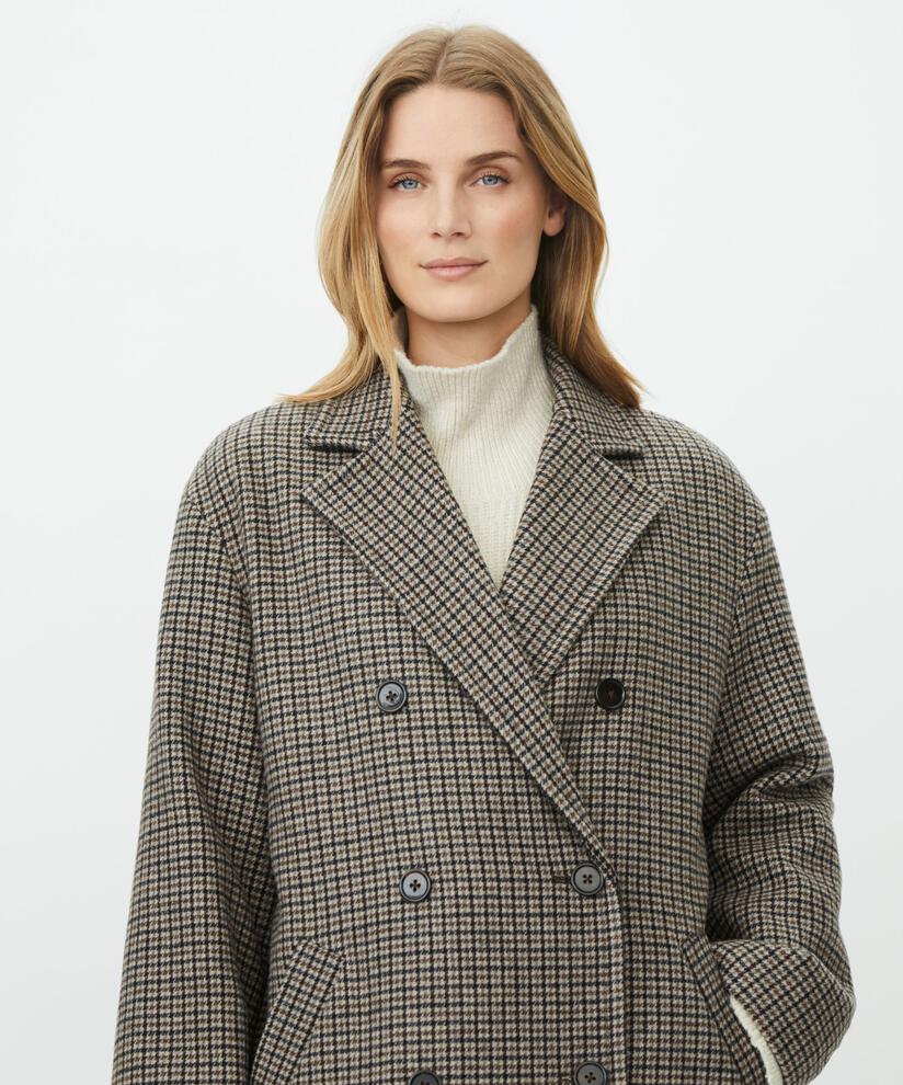 MaTullya Wool Coat Chocolate