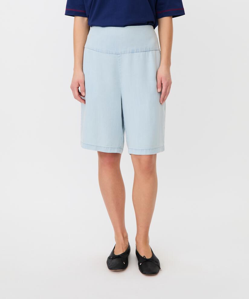 MaPinja Light Denim Shorts Light Blue