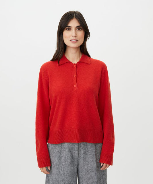 MaFaynor Knitted Top Valient Poppy