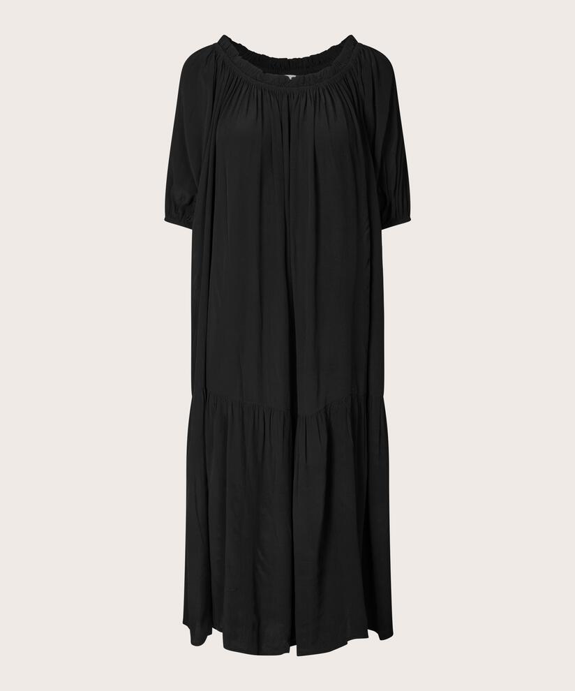 MaNaneh Viscose Maxi Dress Black