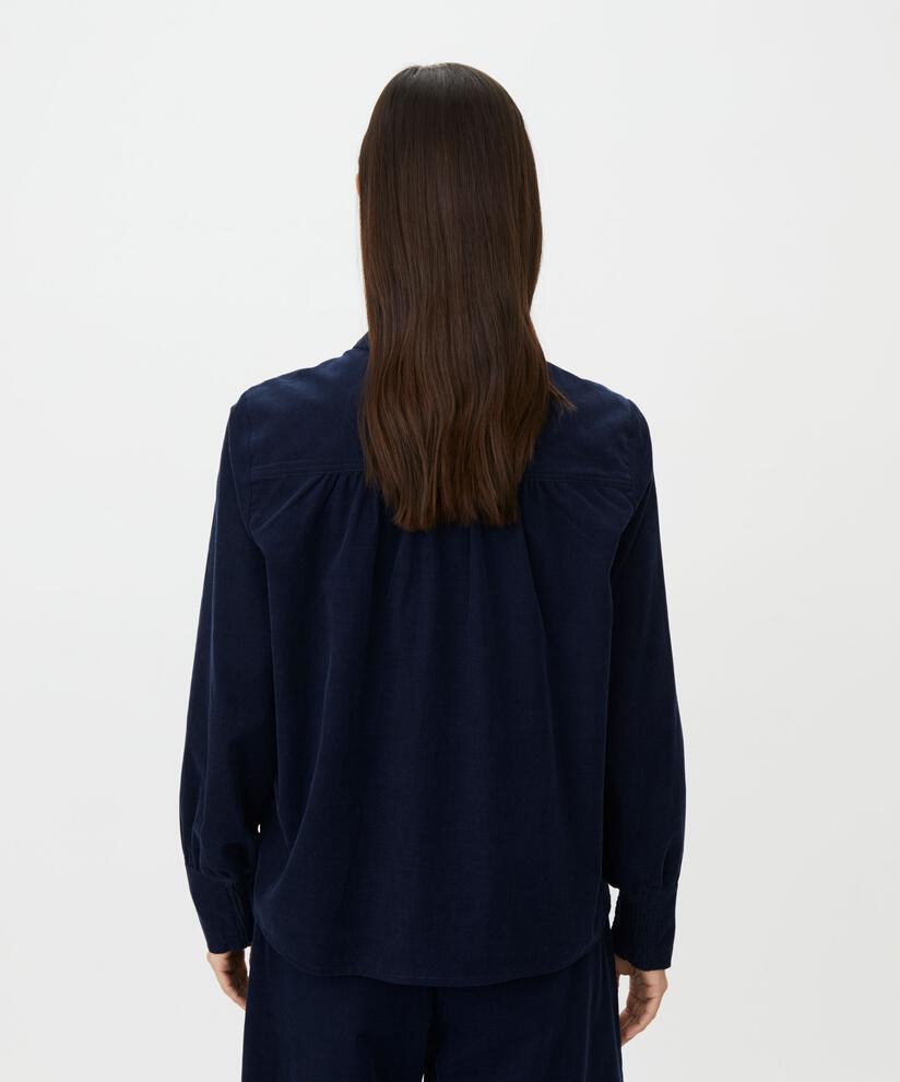MaIrithiel Baby Cord Shirt Dress Blue