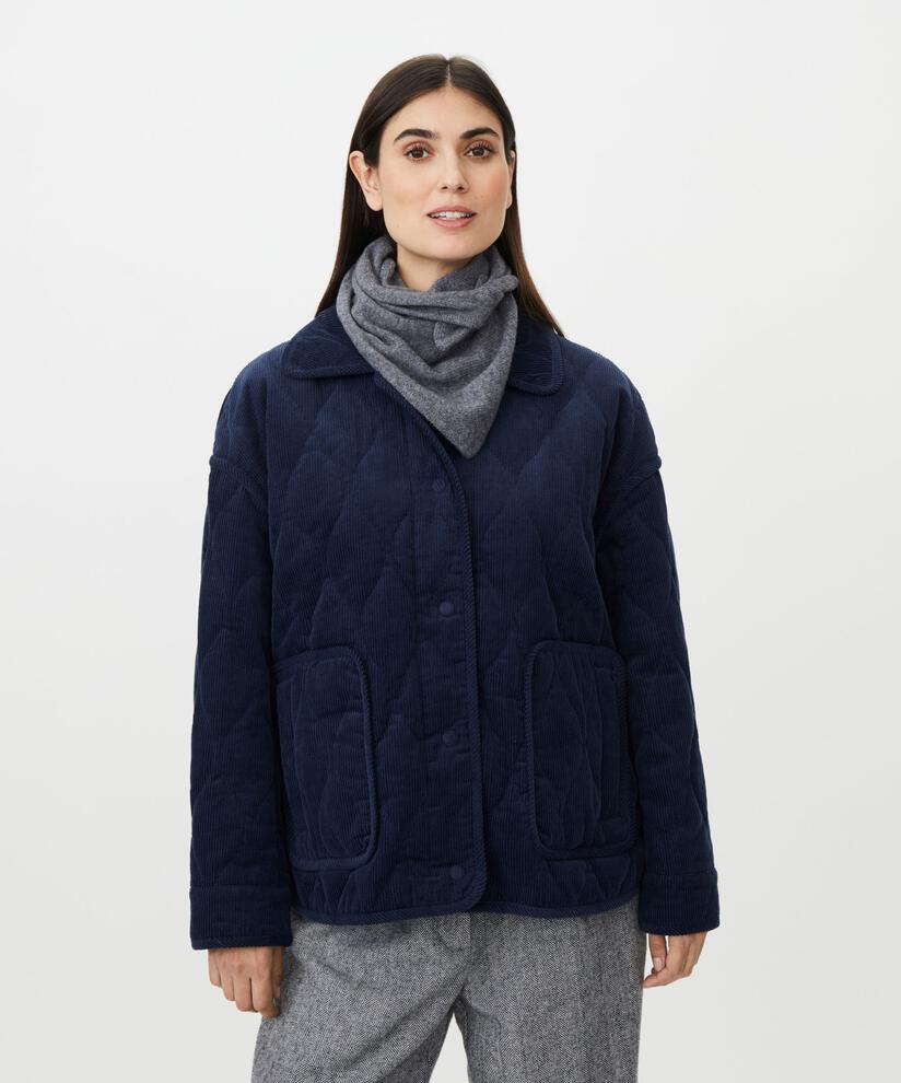 MaRylah Triangular Wool Scarf Grey Melange