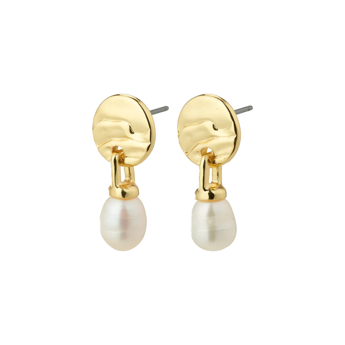 112332013//112336013  Heat recycled freshwater pearl earrings