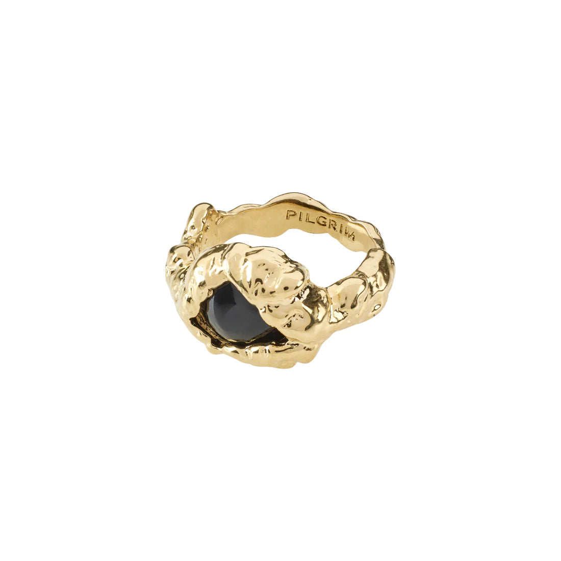 132332104 RHYTHM recycled statement ring gold-plated