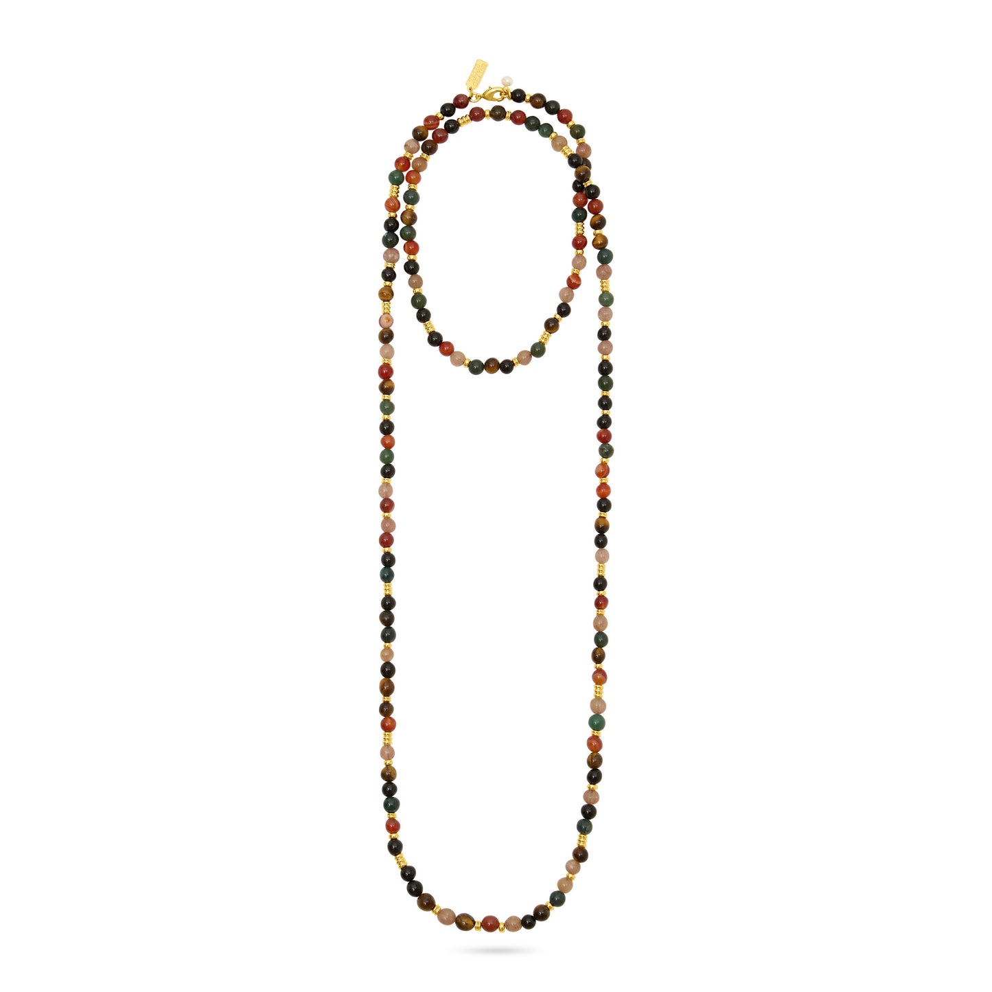 Jaipur Semi Precious Stone Long Necklace