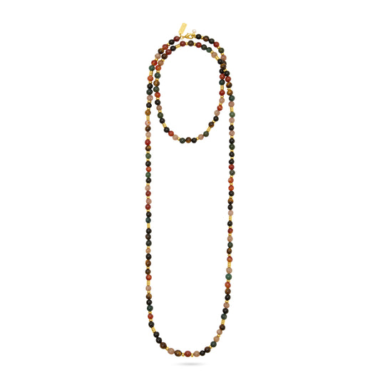 Jaipur Semi Precious Stone Long Necklace
