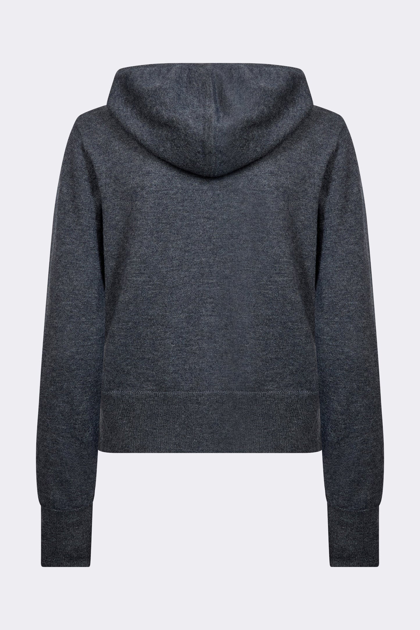 LR-Ismaila 22 Hooded Merino Wool Jumper with a Zip