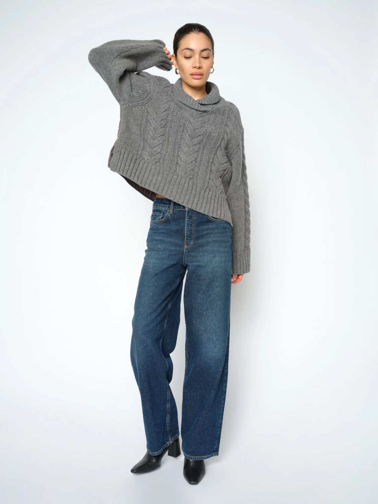 MMRelee Buckle Jeans Dark Blue