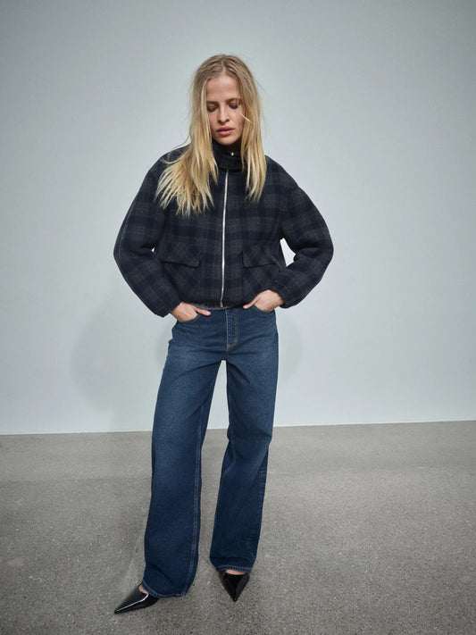 MMRelee Buckle Jeans Dark Blue
