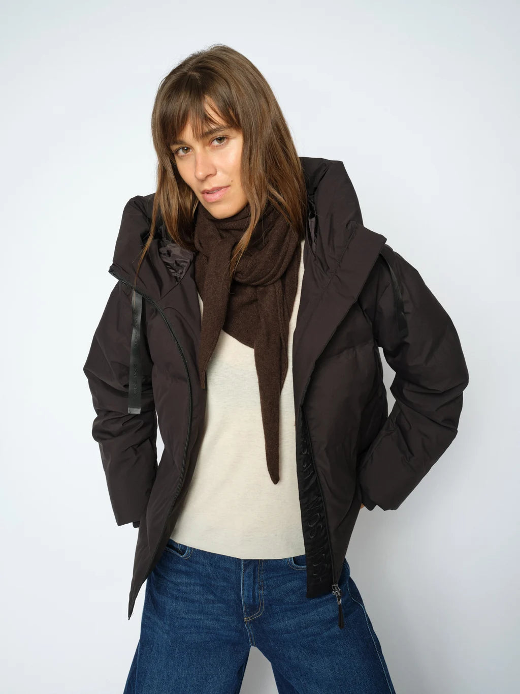 MMEnata Cashmere Triangle Knitted Scarf