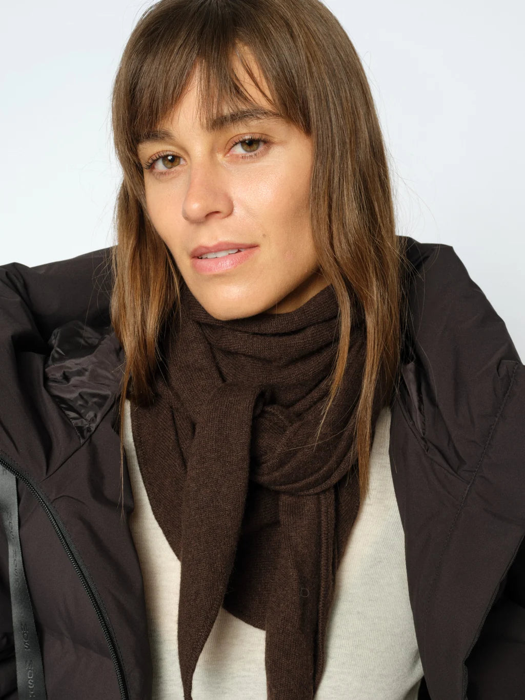 MMEnata Cashmere Triangle Knitted Scarf