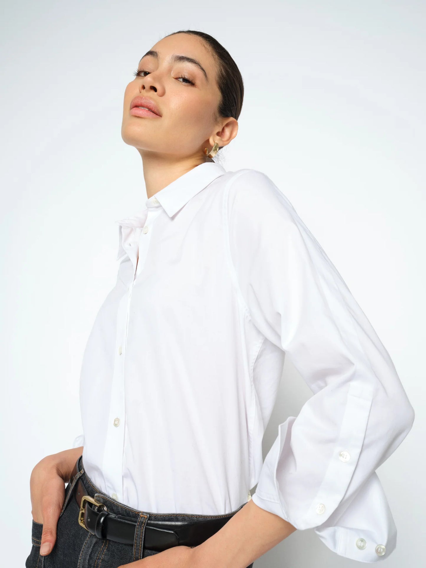 MMWinola Cotton Twill Shirt WHite
